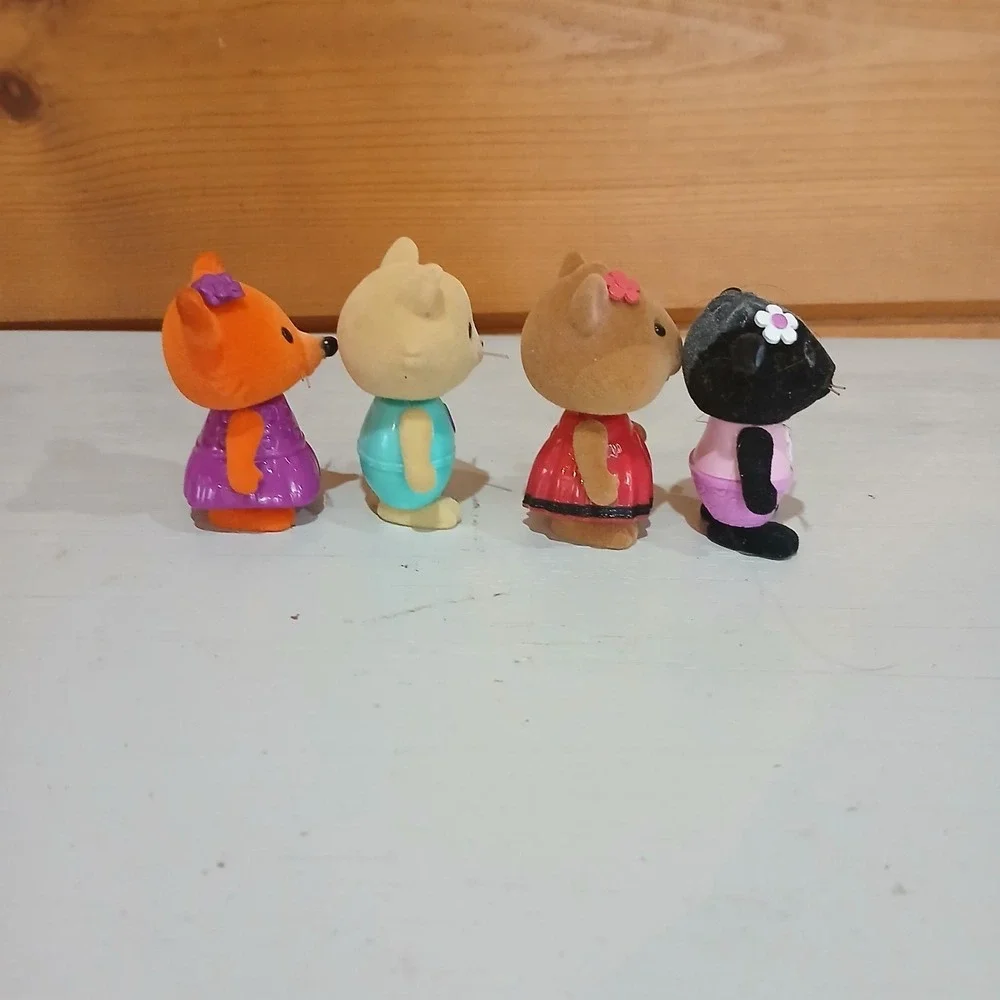 Lil Woodzeez Bobbleez‎ Bobblehead Animal Figures Lot of 4